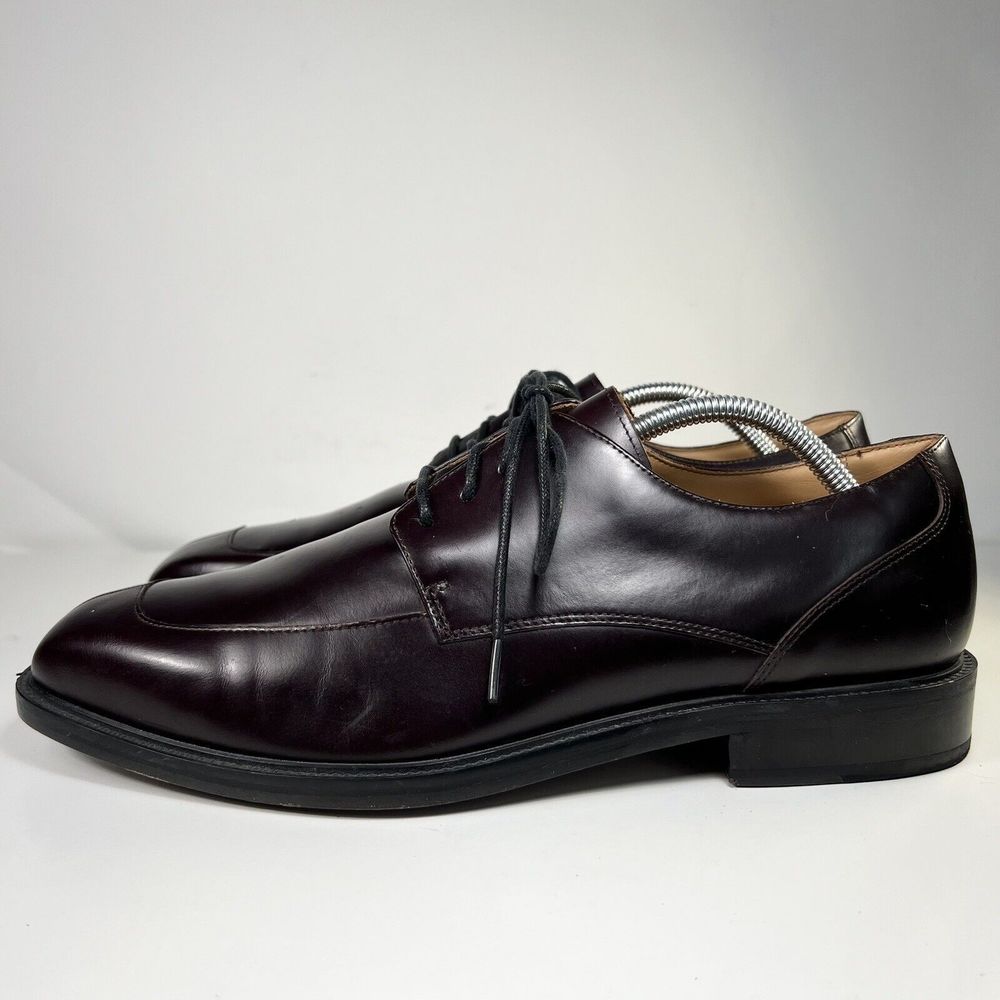Rockport Split Toe Derby Dress Shoe Mens 10.5M Dark Brown Leather APM1235E